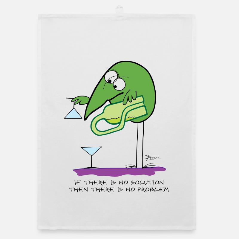 If there is no solution... (English version) Organic dish towel