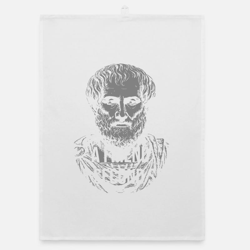 Aristotle: A Friend Is a Second Self Organic dish towel