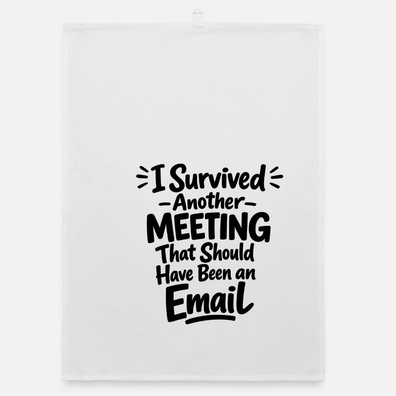 Drôle d’humour au bureau Conception des e-mails Torchon bio