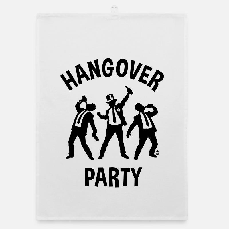 Hangover Party (Bachelor Party Beer B) Organic dish towel