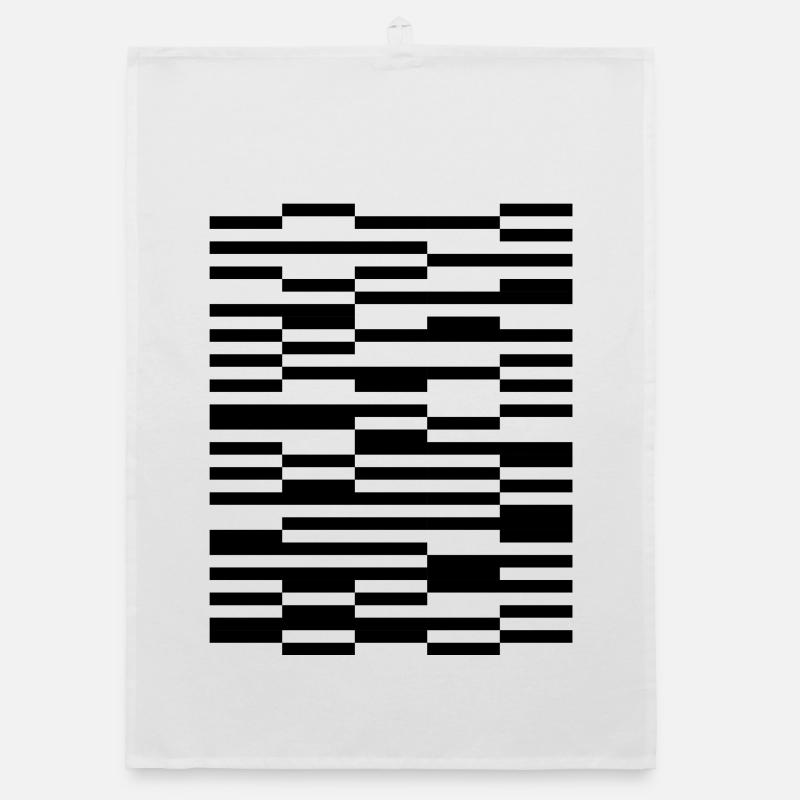geometric diagonal lines design Organic dish towel