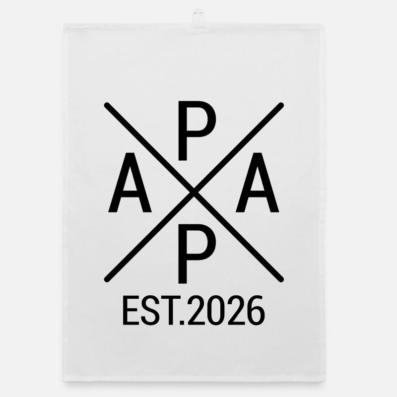 Dad 2026 First Time Dad 2026 Organic dish towel