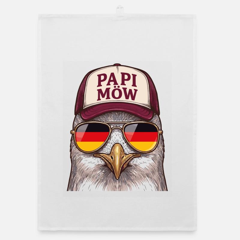Papi Mow Heldenhuhn Organic Geschirrtuch