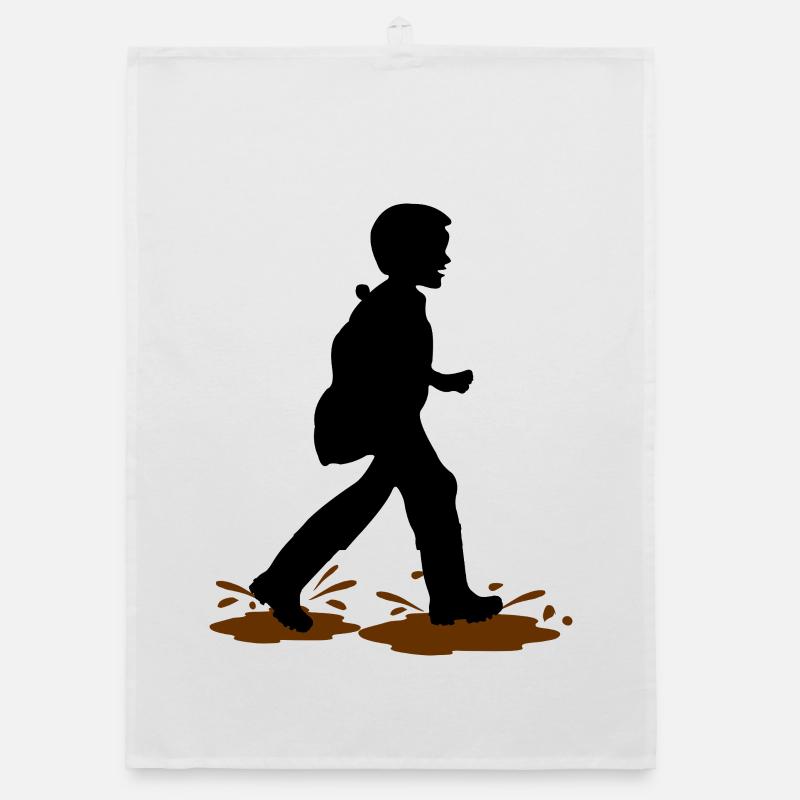 Wadloper Boy – Divertissement dans la boue Torchon bio