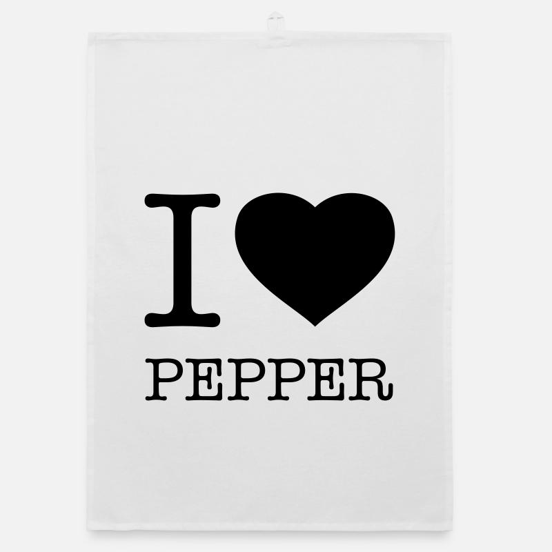 I LOVE PEPPER Pfeffer Organic dish towel