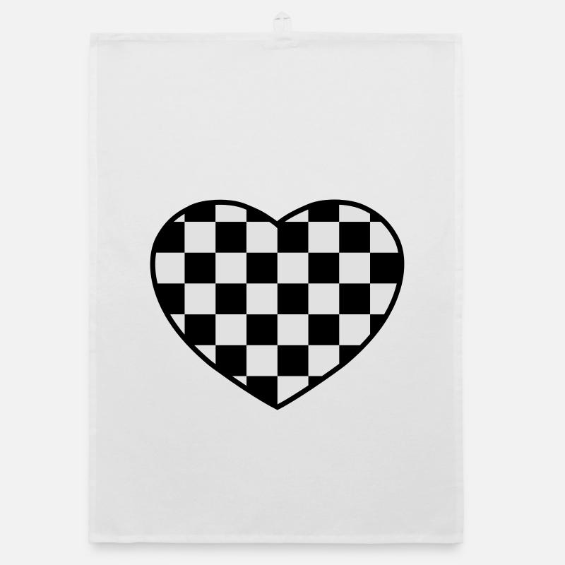 Échecs coeur Torchon bio