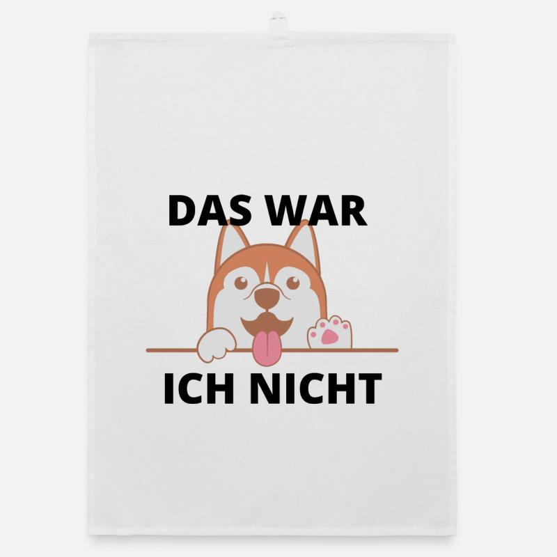 Das war ich nicht Organic Geschirrtuch