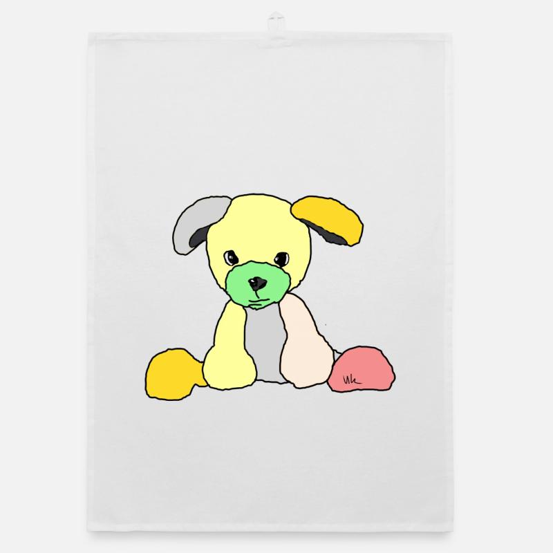 Hund Comic Organic Geschirrtuch