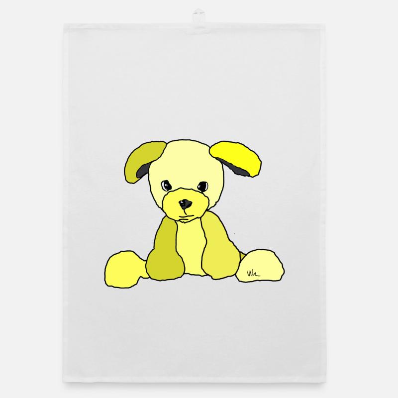 Hund Comic Organic Geschirrtuch