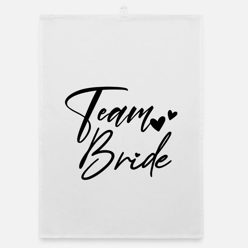 TEAM BRIDE Bachelor Party Organic dish towel