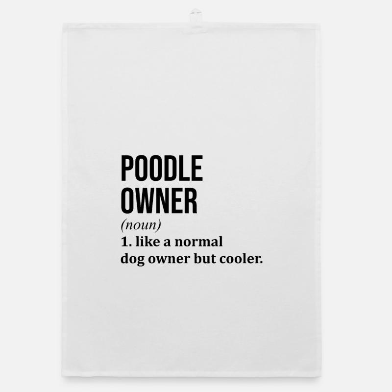 Poodle Organic dish towel