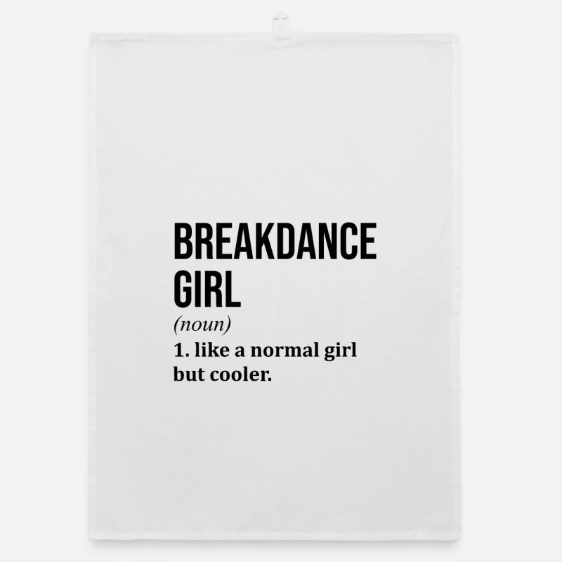 Breakdance Organic dish towel