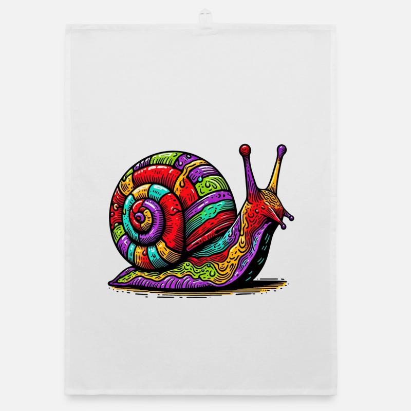 Schnecke Organic Geschirrtuch