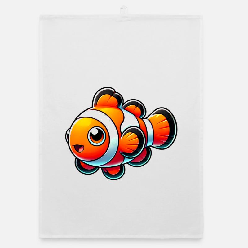 Clownfish Organic dish towel