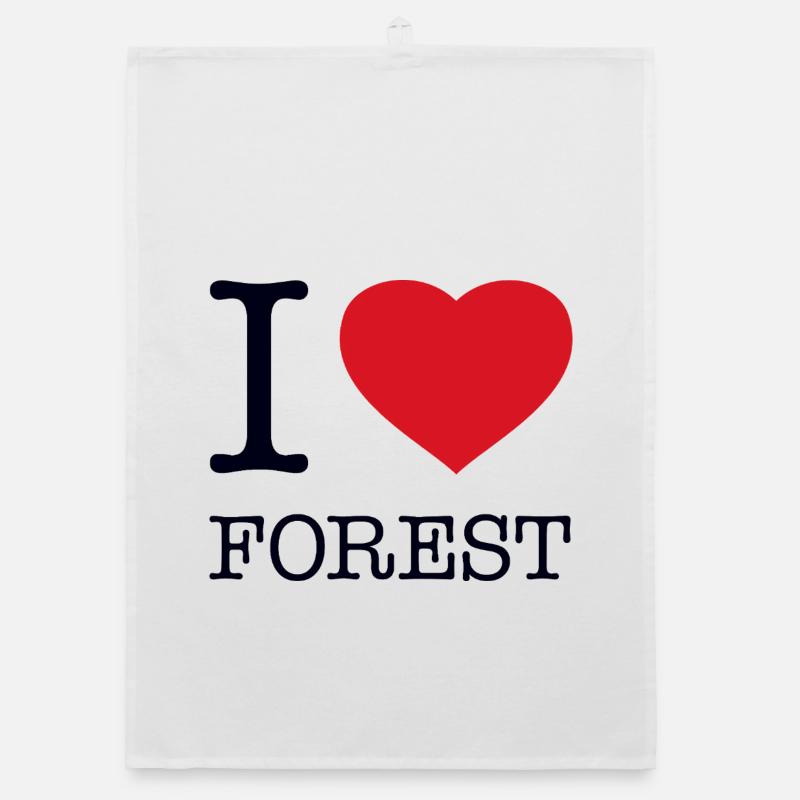 J’ADORE LA FORÊT Torchon bio