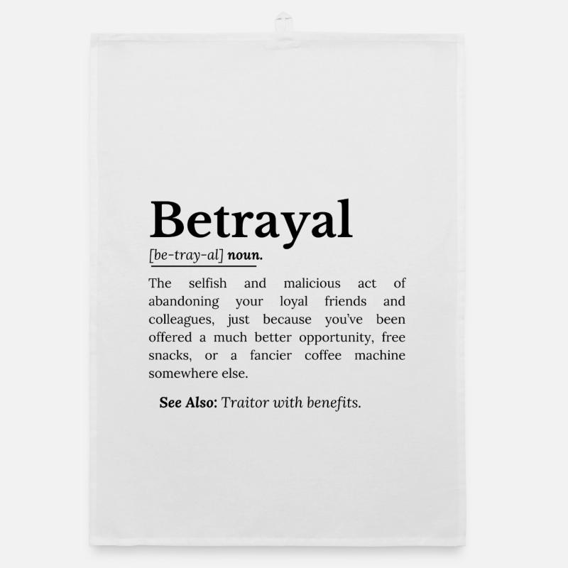 Trahison Définition Version Drôle Torchon bio