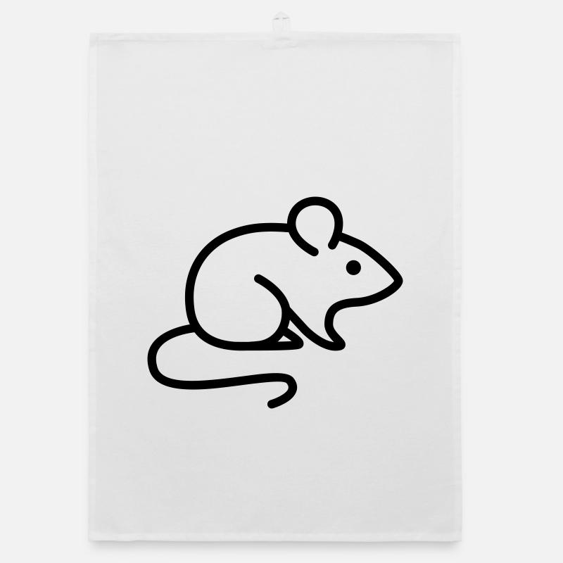 Maus Organic Geschirrtuch