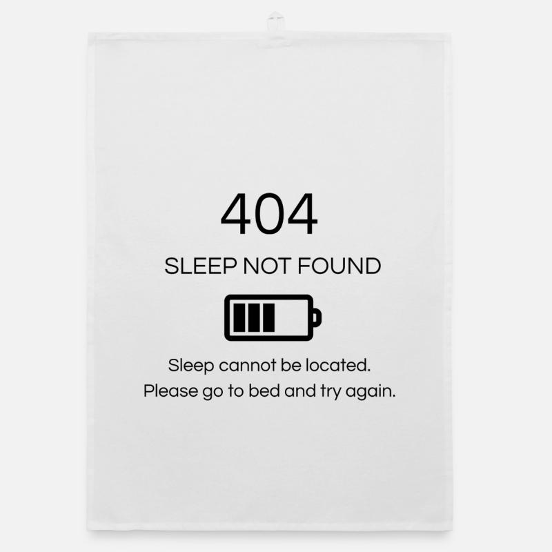 404 Sleep not found Organic dish towel