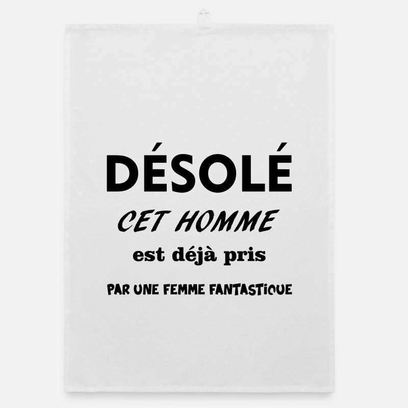 MAN CAUGHT Organic dish towel