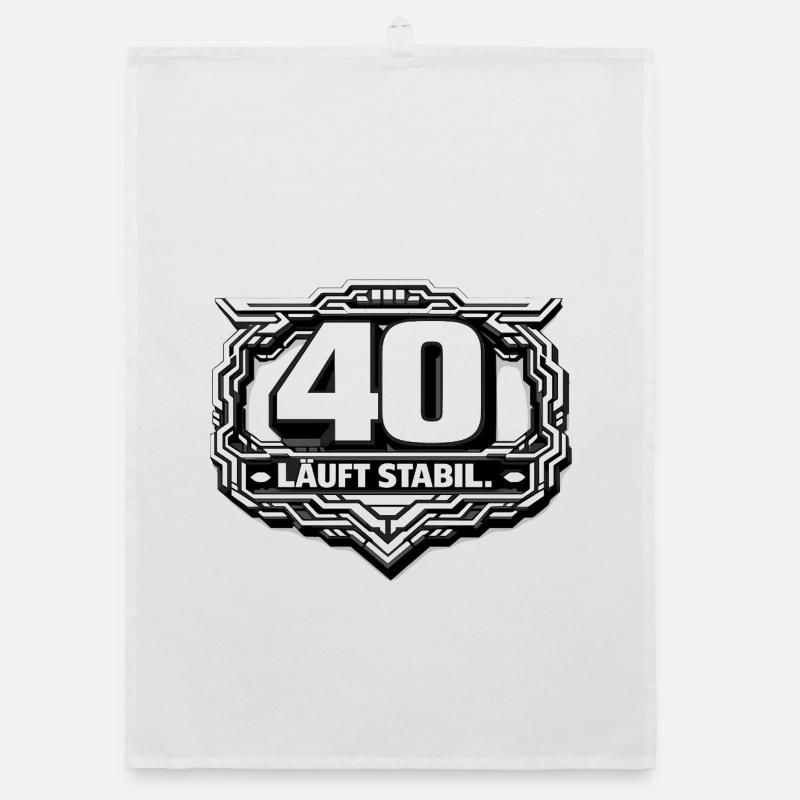40 Runs Stable Badge Organic dish towel