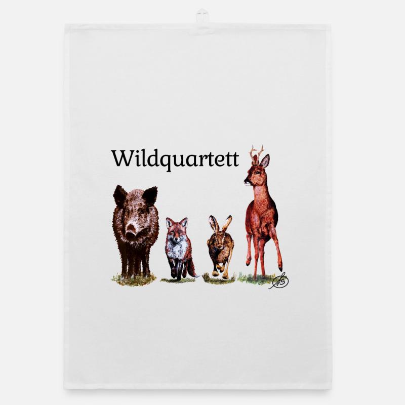Wild Quartet Organic dish towel