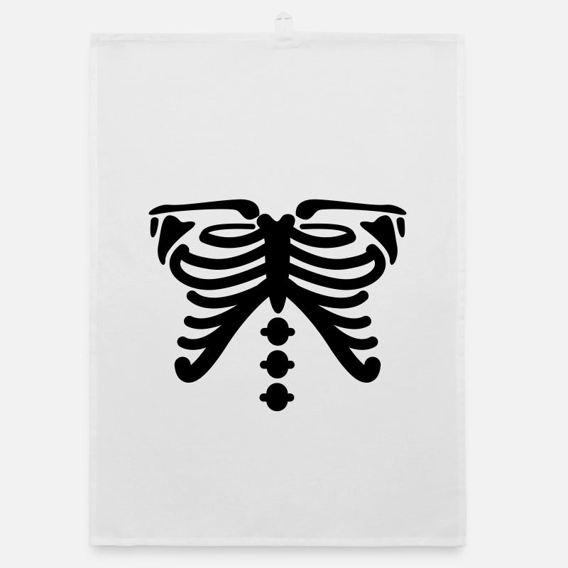 skeleton Organic dish towel