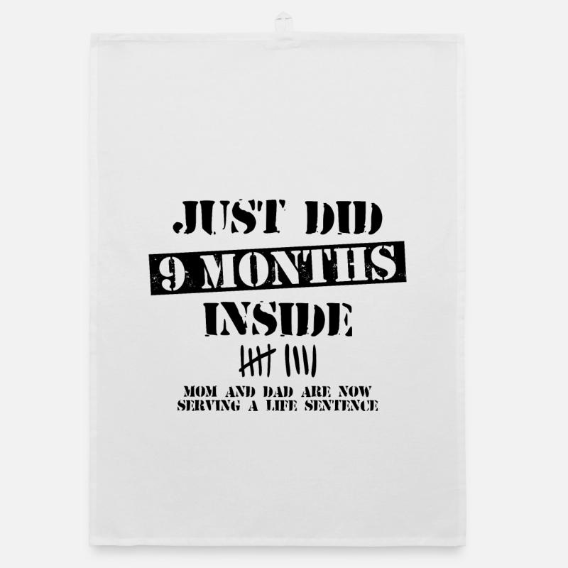 9 Months Inside Organic dish towel