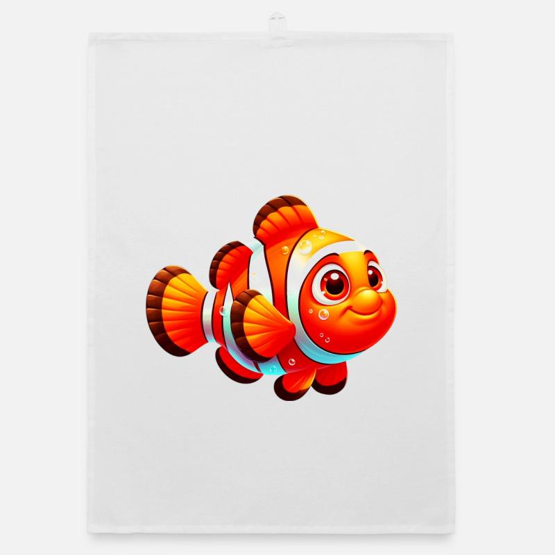 Clownfish Organic dish towel