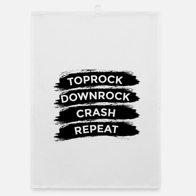 Breakdancer Spruch Organic Geschirrtuch