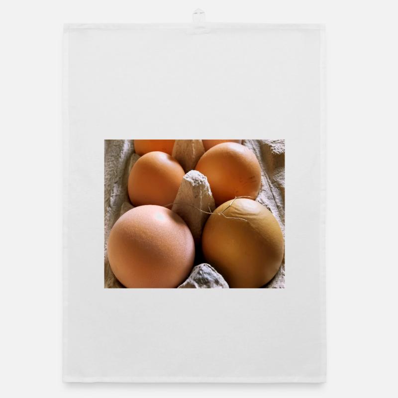 Eggs Organic dish towel