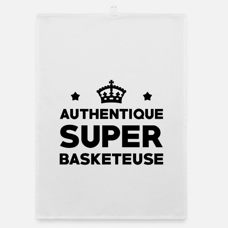 Authentique Super Basketeuse Torchon bio