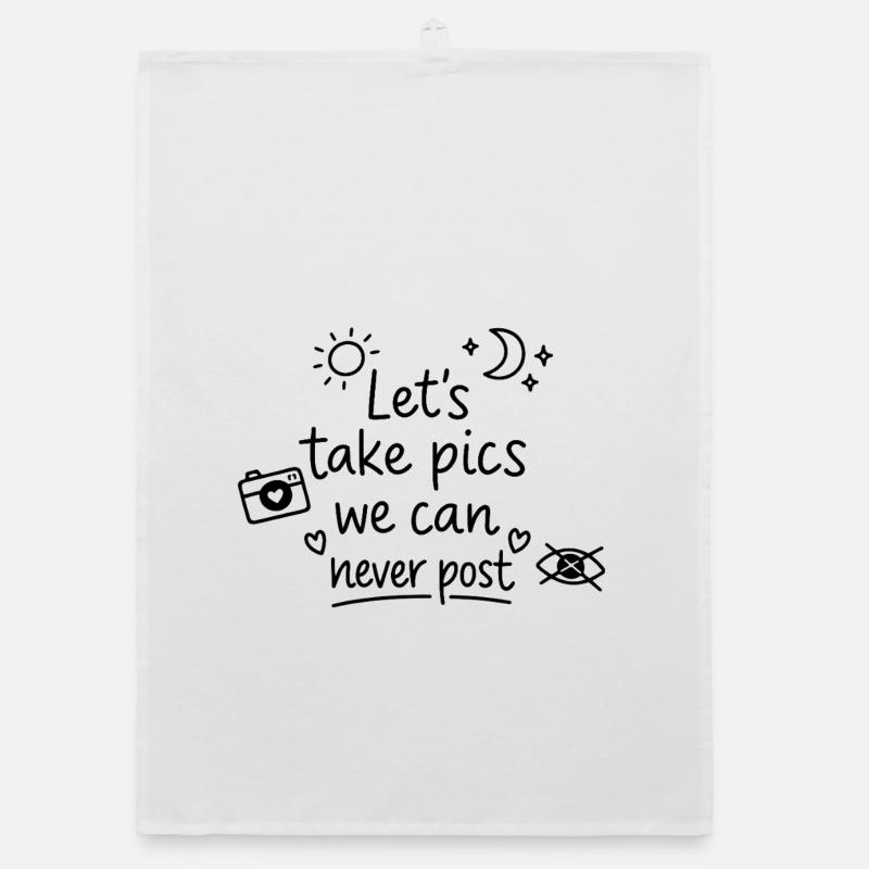 Let’s Take Pics We Can Never Post Organic Geschirrtuch