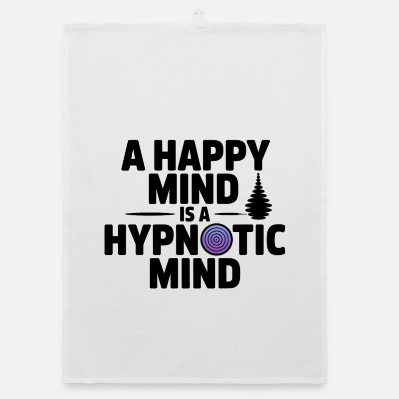 Hypnotiseur Ein glücklicher Geist ist ein hypnotischer Geist-Profi Organic Geschirrtuch