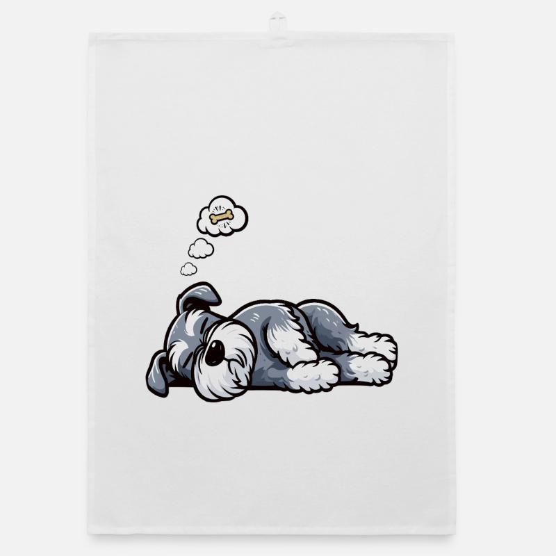 Schnauzer géant Schnauzer Propriétaire de Schnauzer Torchon bio