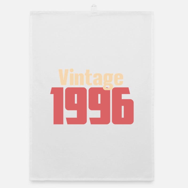 Art Deco 30 Years Thirty Retro Gift 1996 Organic dish towel