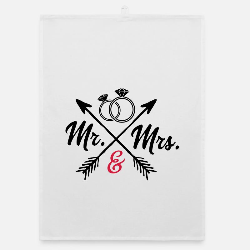 Mr. And Mrs. Organic Geschirrtuch