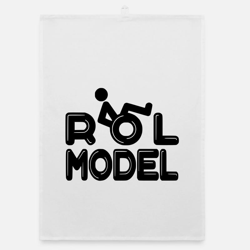 Jeder Rollstuhlfahrer ist ein Vorbild # Organic Geschirrtuch