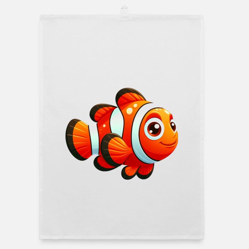 Clownfish Organic dish towel