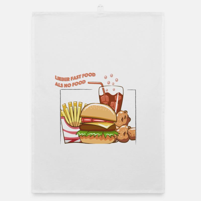 Restauration rapide plutôt que pas de nourriture Torchon bio