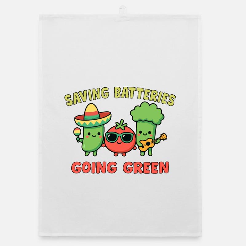 Fun and eco-friendly plant-based statement Organic dish towel