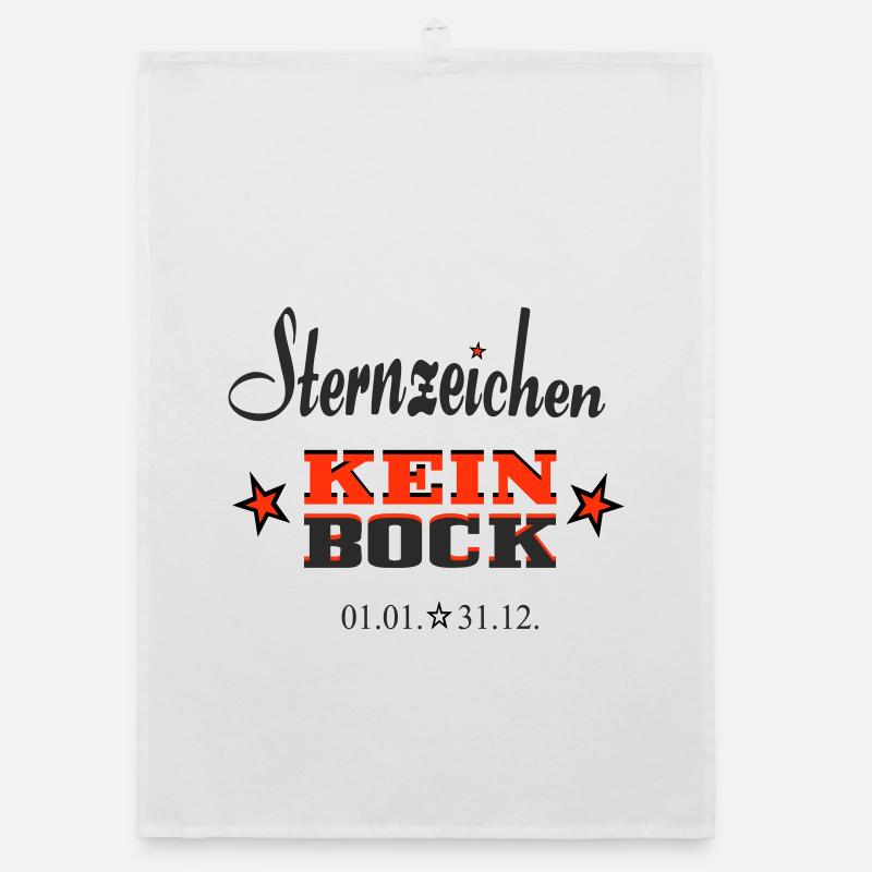 Sternchen Kein Bock Jahreskalender Organic Geschirrtuch