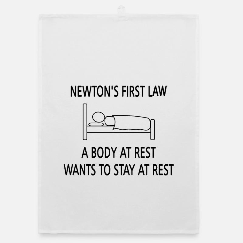 Newton's first law Organic dish towel