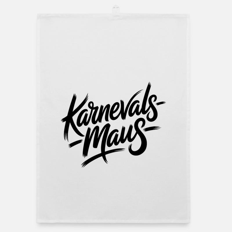 Karnevalsmaus Karneval Köln Kölner Karnevals Maus Organic Geschirrtuch