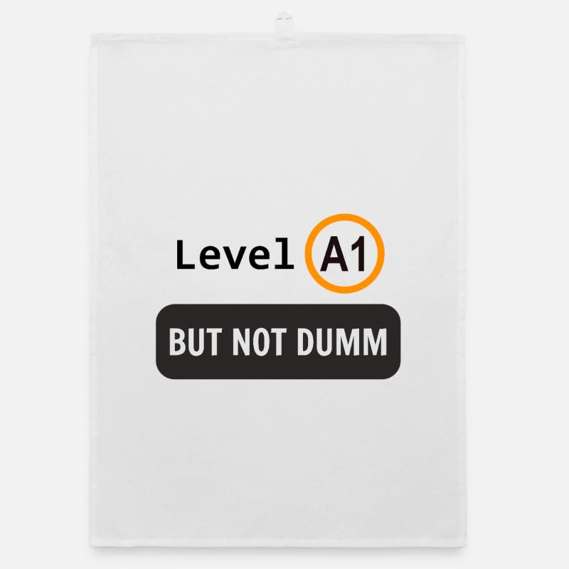  Language level A1, but not dumm Organic dish towel