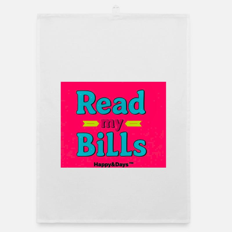 Lire mes factures Neon Design Torchon bio