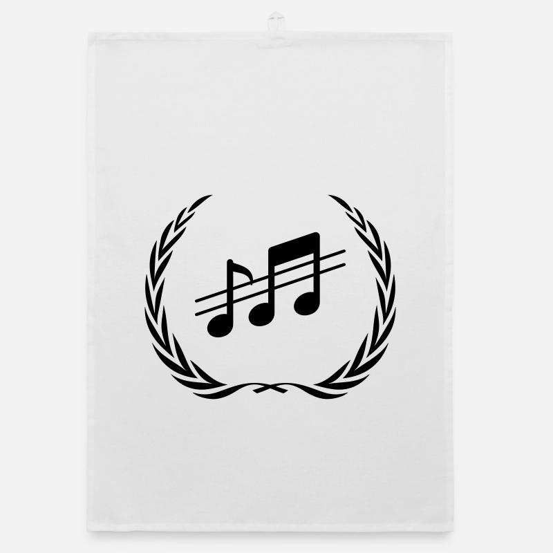 Couronne de notes de musique Torchon bio