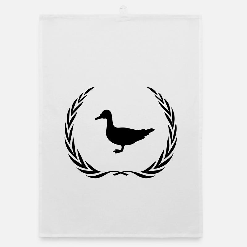 Couronne d’animal de canard Torchon bio