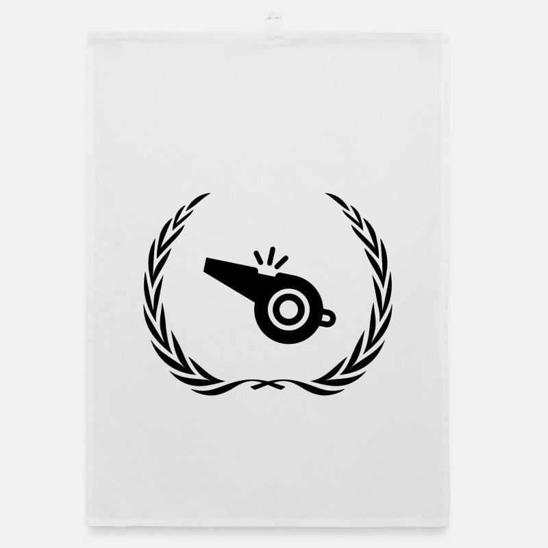Whistle Whistle Wreath Organic dish towel