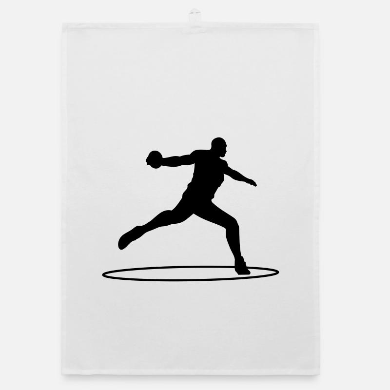 Discus thrower Organic dish towel