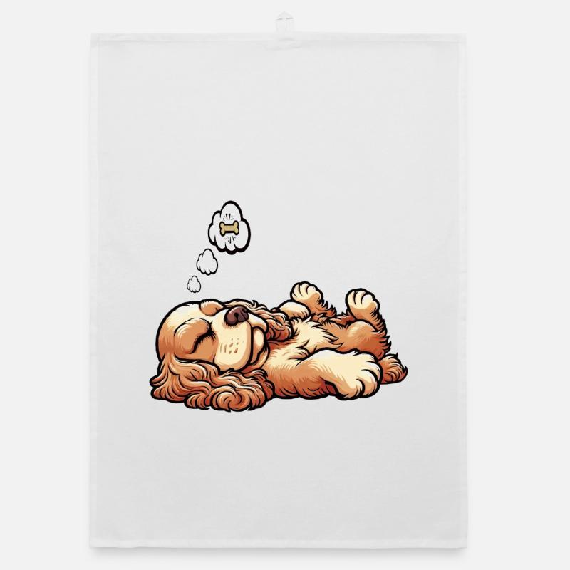 Cocker Spaniel Cockerhund Cocker Spaniel Besitzer Organic Geschirrtuch